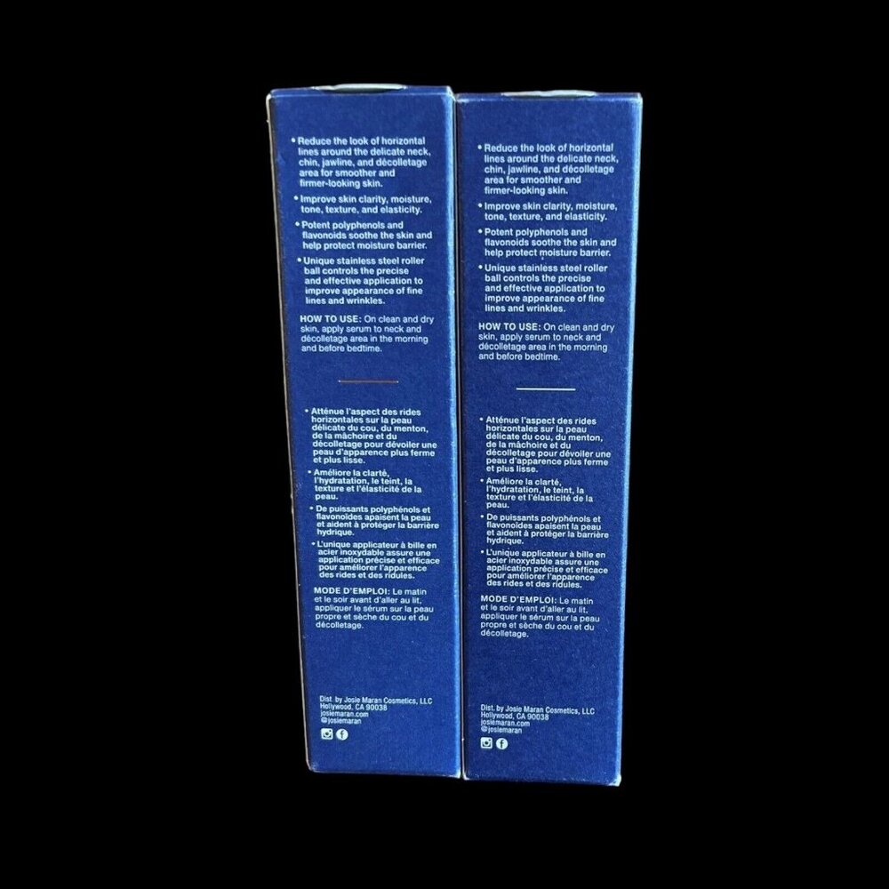 Josie Maran Argan Reserve Neck Serum – Firming Lift, New in Box (Lot of 2) - Picture 3 of 4